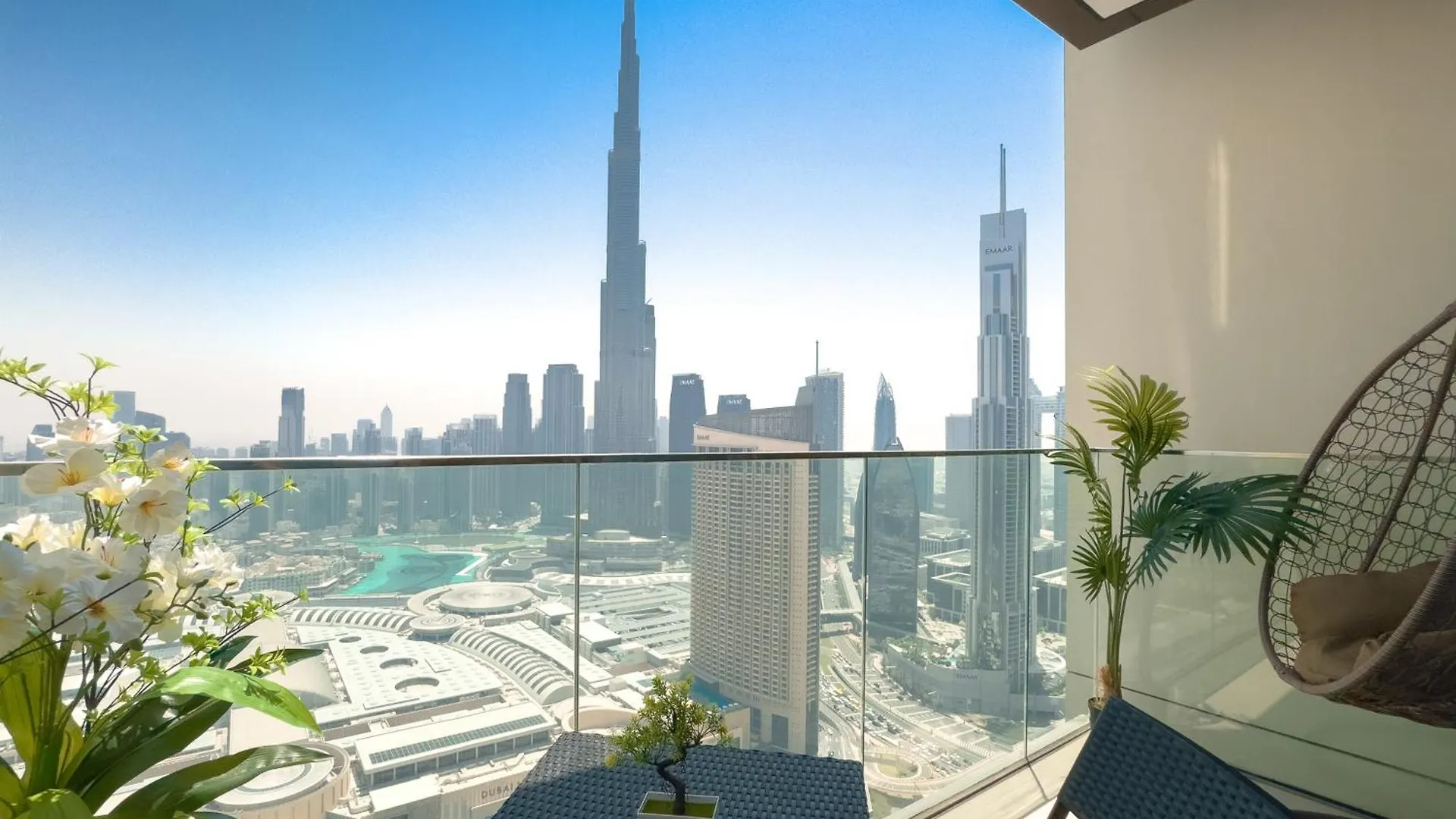 Apartmán 3Br Plus Maids With Full Burj Khalifa Views Dubaj
