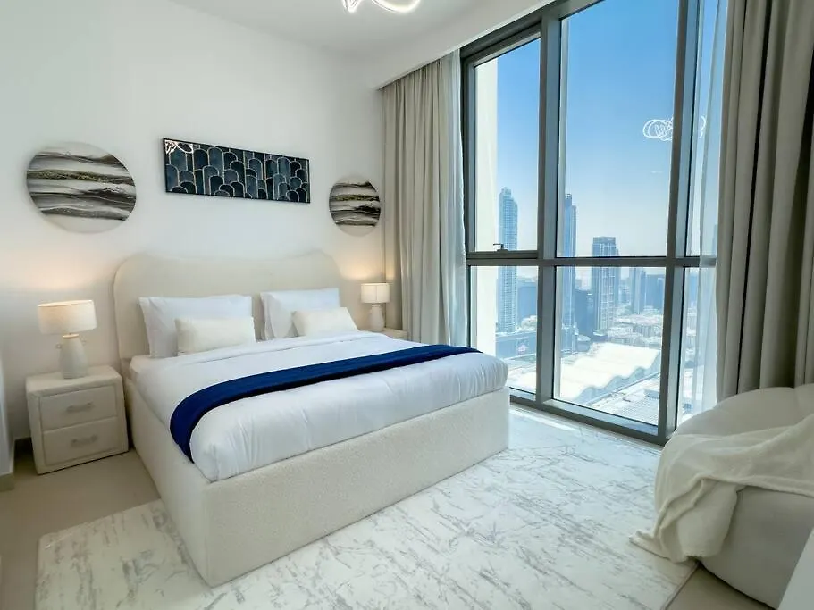 3Br Plus Maids With Full Burj Khalifa Views Dubaj Spojené arabské emiráty